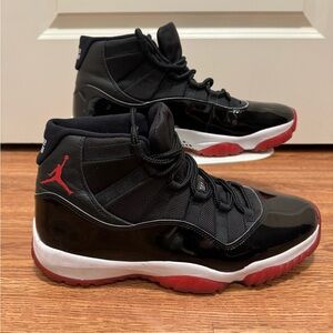 Nike Retro Bred Jordan XI Red & Black